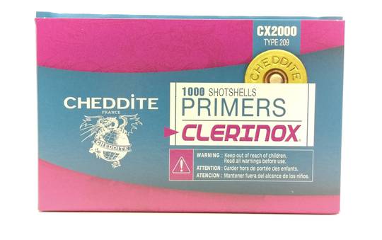 Clerinox Cheddite 209 Shotgun Primers 1000